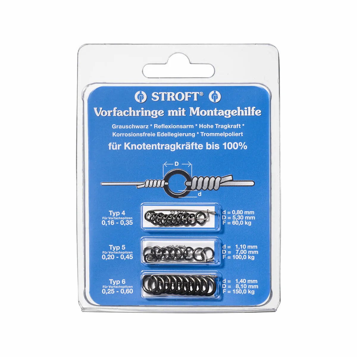 Stroft Vorfachringe 3er Pack