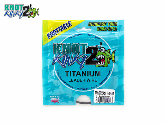 4,5 m Knot 2 Kinky Single-Strand Nickel-Titanium-Vorfachmaterial