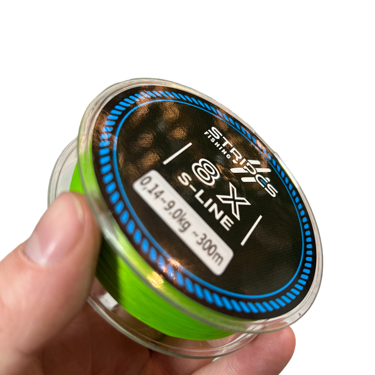 Stripes S-Line Chartreuse 300M -Angelschnur, 8fach geflochten-