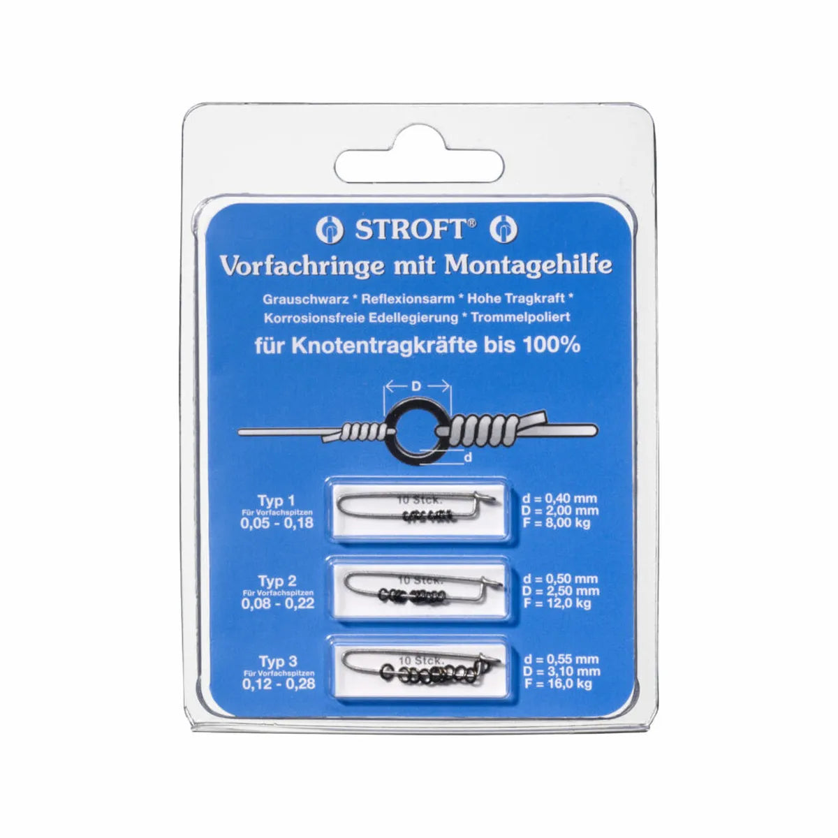 Stroft Vorfachringe 3er Pack