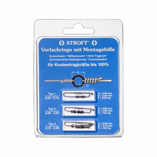 Stroft Vorfachringe 3er Pack