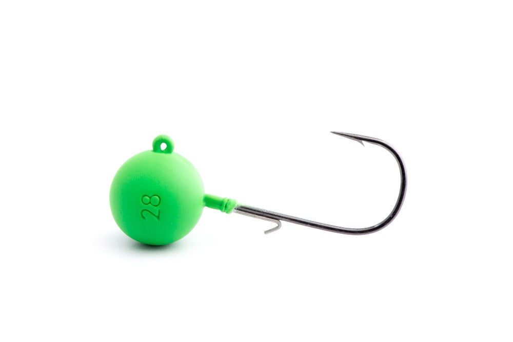 Stripes Tungsten Round Jig 3/0 - Jighaken Jigköpfe Jighead -
